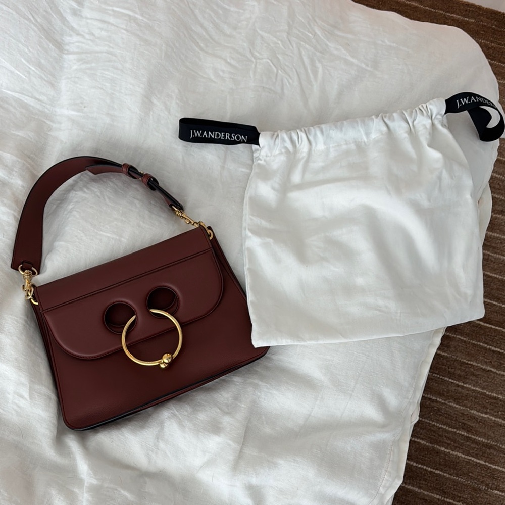 J.W. Anderson Brown Leather Women's Bag - Picture 2 of 8
